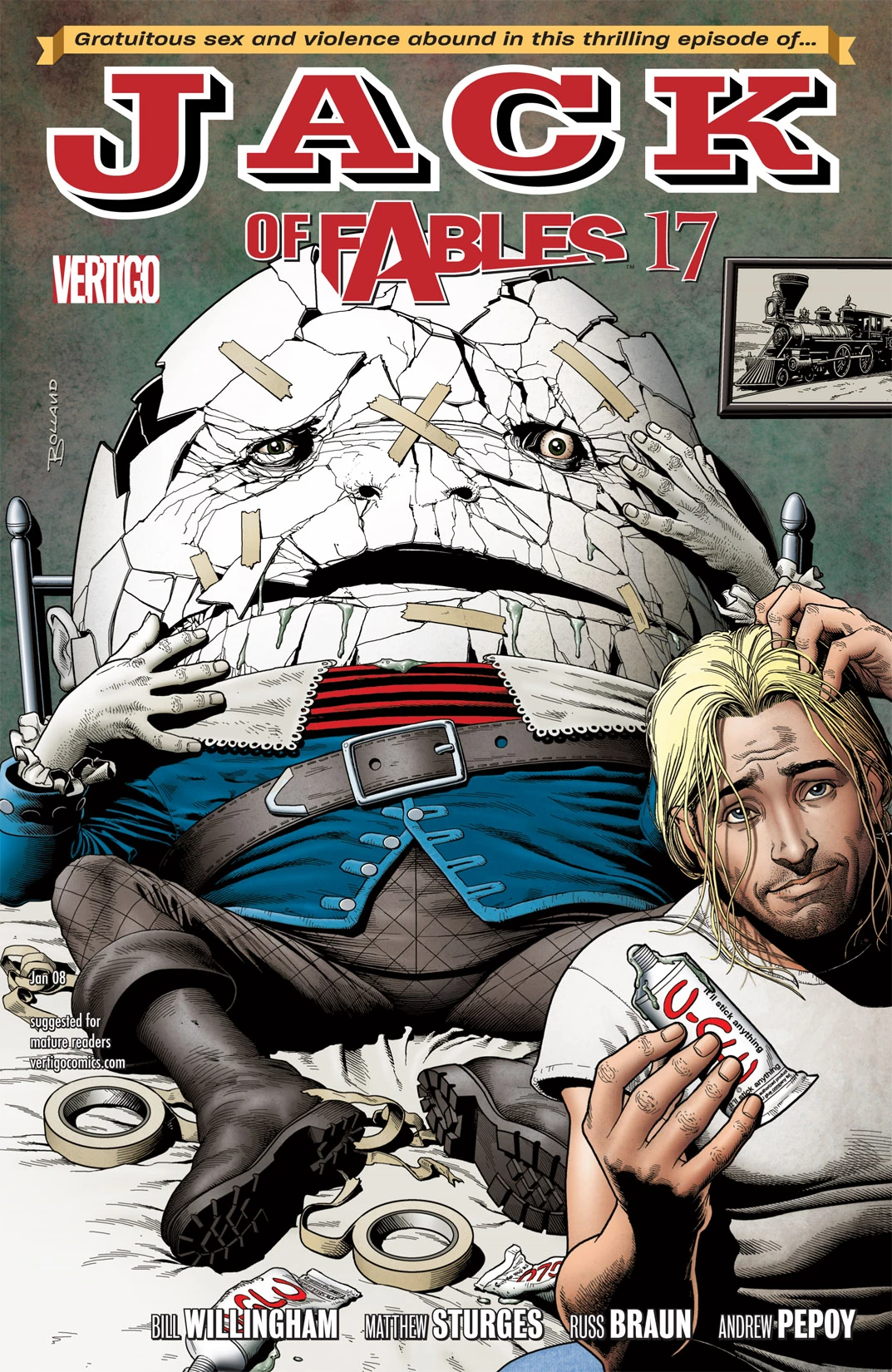 Jack of Fables #17 (DC, 2007 — Cover A) cover